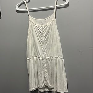 American eagle white flowy tank